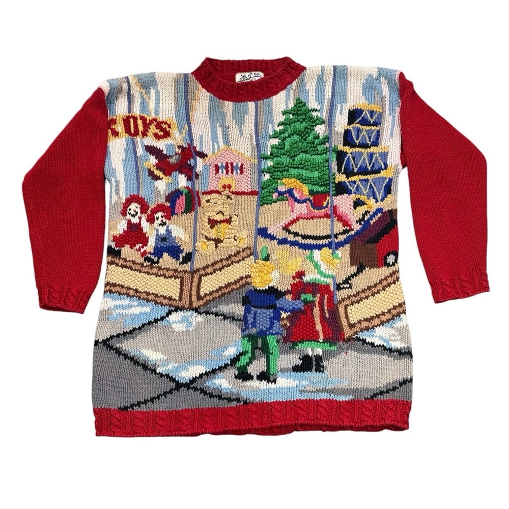 Vintage Heirloom Collectibles Christmas Sweater Excellent Condition